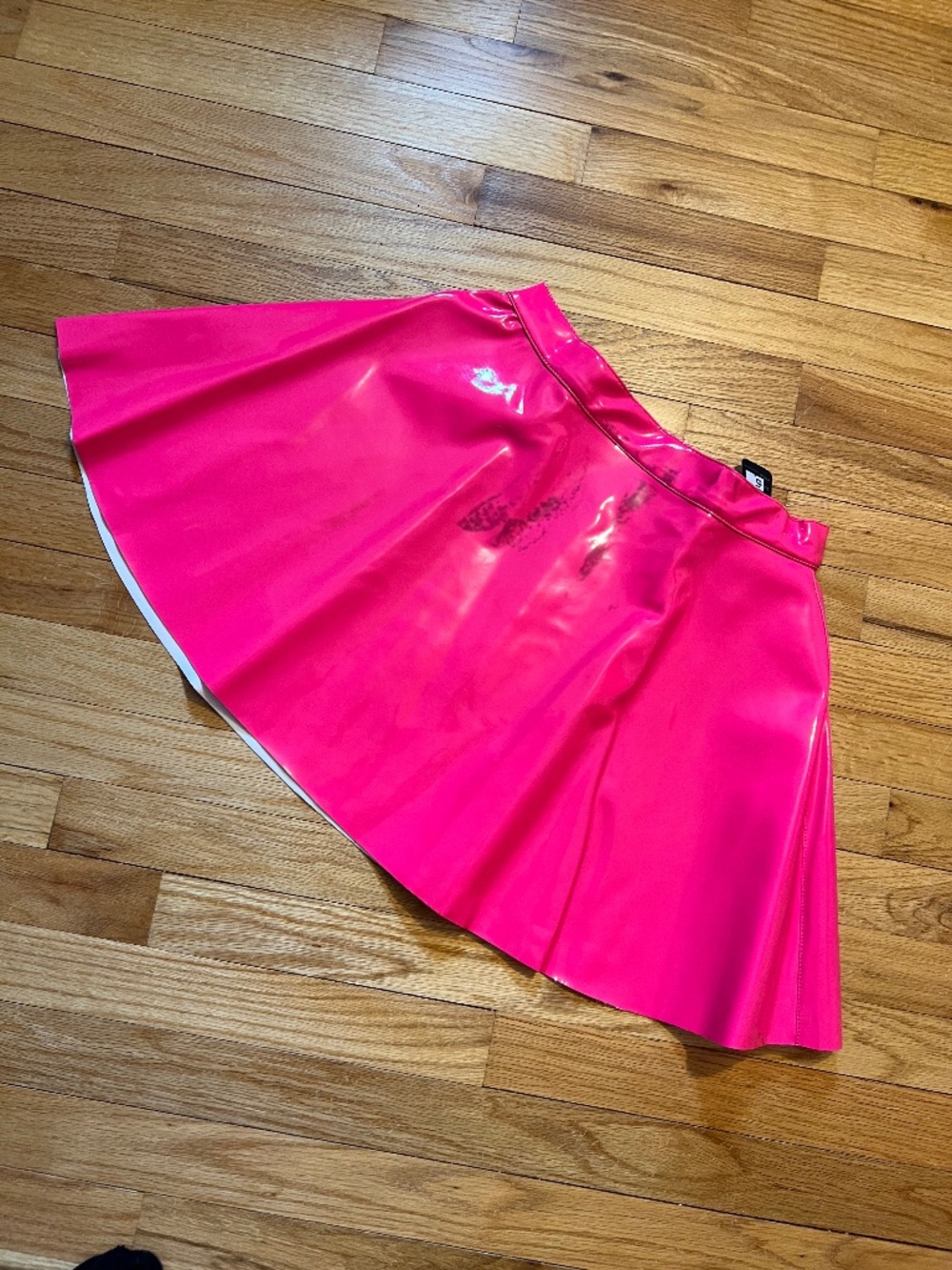Daisy Corsets Hot Pink Vinyl Mini Skirt